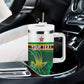 Zimbabwe Rugby Personalized Tumbler With Handle Charging Sables Spirit