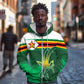 Zimbabwe Rugby Personalized Zip Hoodie Charging Sables Spirit