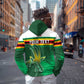 Zimbabwe Rugby Personalized Zip Hoodie Charging Sables Spirit