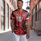 Custom Afro Kenya Rugby Baseball Jersey African Lion Head