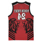 Custom Afro Kenya Rugby Basketball Jersey African Lion Head - African Pride