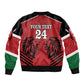 Custom Afro Kenya Rugby Bomber Jacket African Lion Head