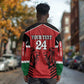 Custom Afro Kenya Rugby Long Sleeve Shirt African Lion Head