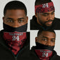 Custom Afro Kenya Rugby Neck Gaiter African Lion Head LT18