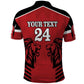 Custom Afro Kenya Rugby Polo Shirt African Lion Head
