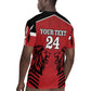 Custom Afro Kenya Rugby Rugby Jersey African Lion Head