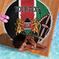 Personalized Jamhuri Day Beach Blanket Kenya Map With African Shield
