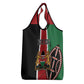 Personalized Jamhuri Day Grocery Bag Kenya Map With African Shield