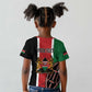 Personalized Jamhuri Day Kid T shirt Kenya Map With African Shield