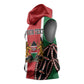 Personalized Jamhuri Day Sleeveless Hoodie Kenya Map With African Shield - African Pride