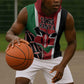 Personalized Jamhuri Day Sleeveless Hoodie Kenya Map With African Shield - African Pride