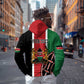 Personalized Jamhuri Day Zip Hoodie Kenya Map With African Shield