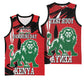 Personalized Jamhuri Day 1963 Basketball Jersey Angry Lion With African Shield - African Pride