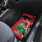 Personalized Jamhuri Day 1963 Car Mats Angry Lion With African Shield