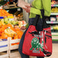 Personalized Jamhuri Day 1963 Grocery Bag Angry Lion With African Shield