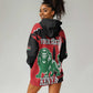 Personalized Jamhuri Day 1963 Hoodie Dress Angry Lion With African Shield