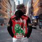 Personalized Jamhuri Day 1963 Zip Hoodie Angry Lion With African Shield