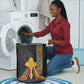 Ethiopia Lion Cross Laundry Basket Habesha Heritage Style
