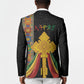 Ethiopia Lion Cross Blazer Habesha Heritage Style
