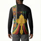 Ethiopia Lion Cross Button Sweatshirt Habesha Heritage Style