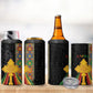 Ethiopia Lion Cross 4 in 1 Can Cooler Tumbler Habesha Heritage Style