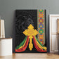 Ethiopia Lion Cross Canvas Wall Art Habesha Heritage Style