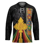 Ethiopia Lion Cross Hockey Jersey Habesha Heritage Style
