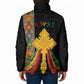 Ethiopia Lion Cross Padded Jacket Habesha Heritage Style