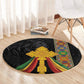 Ethiopia Lion Cross Round Carpet Habesha Heritage Style