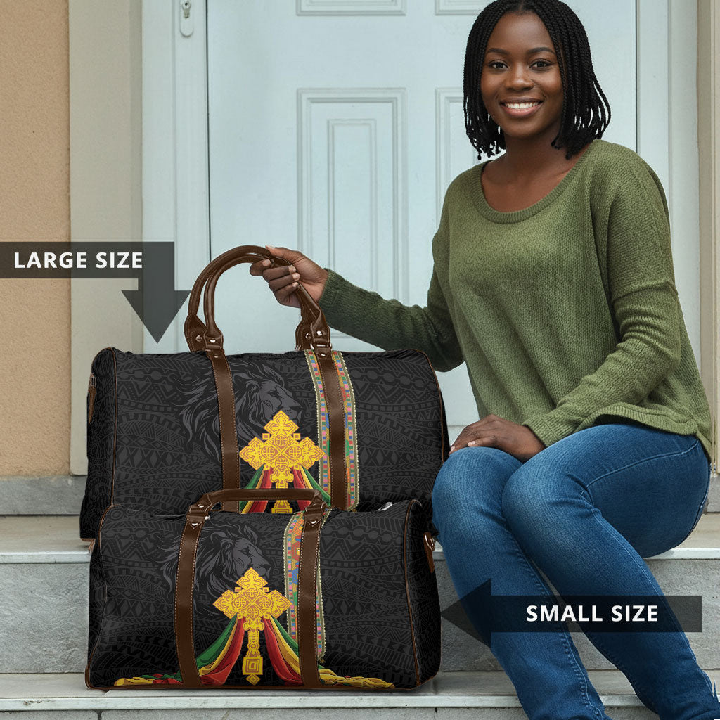 Ethiopia Lion Cross Travel Bag Habesha Heritage Style