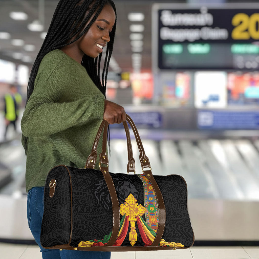 Ethiopia Lion Cross Travel Bag Habesha Heritage Style