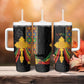 Ethiopia Lion Cross Tumbler With Handle Habesha Heritage Style