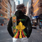 Ethiopia Lion Cross Zip Hoodie Habesha Heritage Style