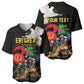 Personalized Eritrea Independence 35 Years Baseball Jersey Freedom Fighters Heritage