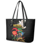Eritrea Independence 35 Years Leather Tote Bag Freedom Fighters Heritage
