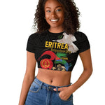 Personalized Eritrea Independence 35 Years Raglan Cropped T shirt Freedom Fighters Heritage