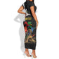 Personalized Eritrea Independence 35 Years Short Sleeve Bodycon Dress Freedom Fighters Heritage