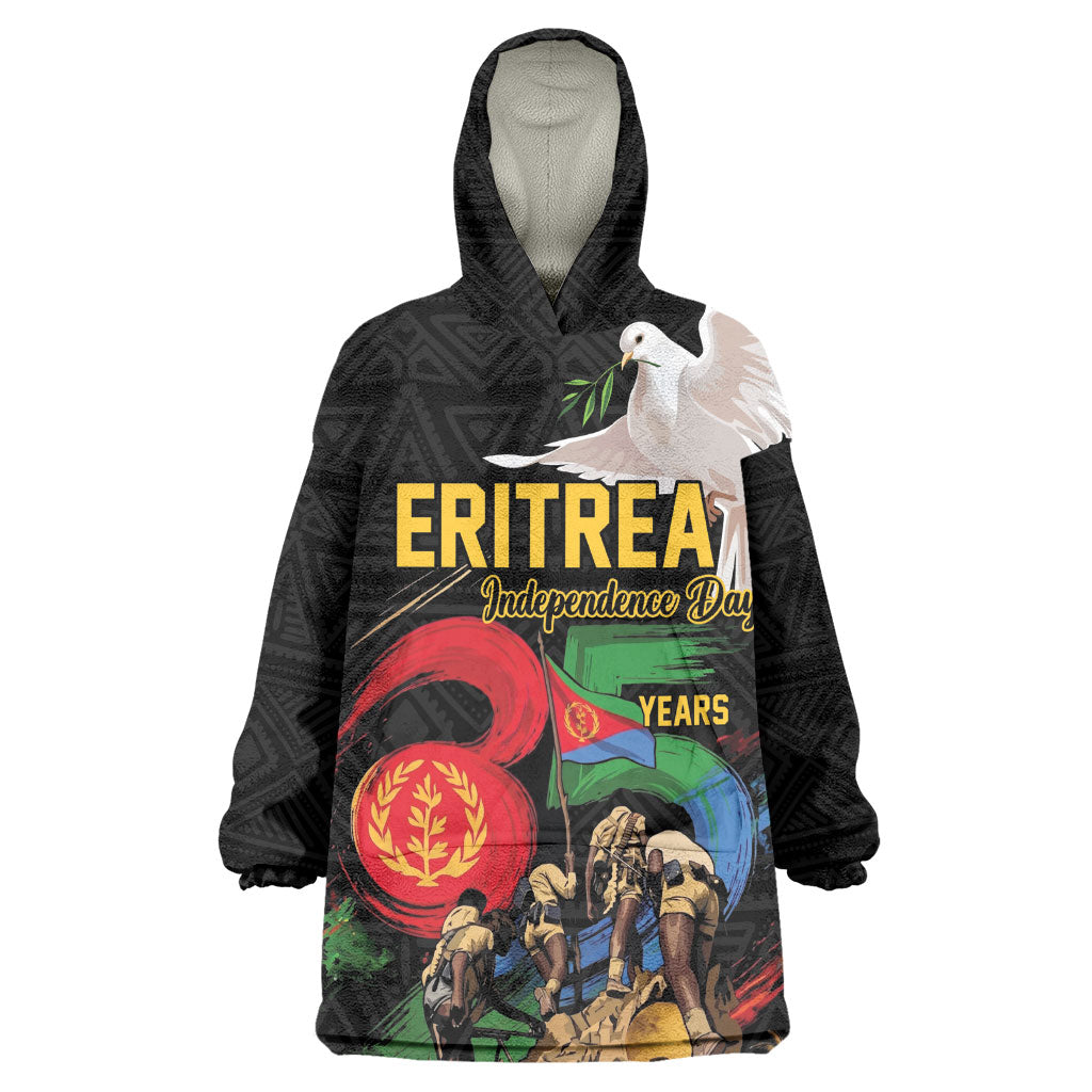 Personalized Eritrea Independence 35 Years Wearable Blanket Hoodie Freedom Fighters Heritage