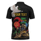 Personalized Eritrea Independence 35 Years Zipper Polo Shirt Freedom Fighters Heritage
