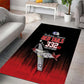 Tuskegee Red Tails Airmen WWII Tribute Area Rug 332nd Fighter Group - Black - African Pride