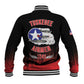 Tuskegee Red Tails Airmen WWII Tribute Baseball Jacket 332nd Fighter Group - Black