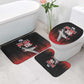 Tuskegee Red Tails Airmen WWII Tribute Bathroom Set 332nd Fighter Group - Black