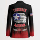 Tuskegee Red Tails Airmen WWII Tribute Blazer 332nd Fighter Group - Black
