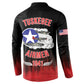 Tuskegee Red Tails Airmen WWII Tribute Button Sweatshirt 332nd Fighter Group - Black