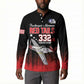 Tuskegee Red Tails Airmen WWII Tribute Button Sweatshirt 332nd Fighter Group - Black