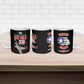 Tuskegee Red Tails Airmen WWII Tribute Ceramic Mug 332nd Fighter Group - Black