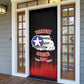 Tuskegee Red Tails Airmen WWII Tribute Door Cover 332nd Fighter Group - Black