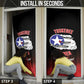 Tuskegee Red Tails Airmen WWII Tribute Door Cover 332nd Fighter Group - Black