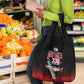 Tuskegee Red Tails Airmen WWII Tribute Grocery Bag 332nd Fighter Group - Black - African Pride