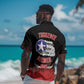 Tuskegee Red Tails Airmen WWII Tribute Hawaiian Shirt 332nd Fighter Group - Black